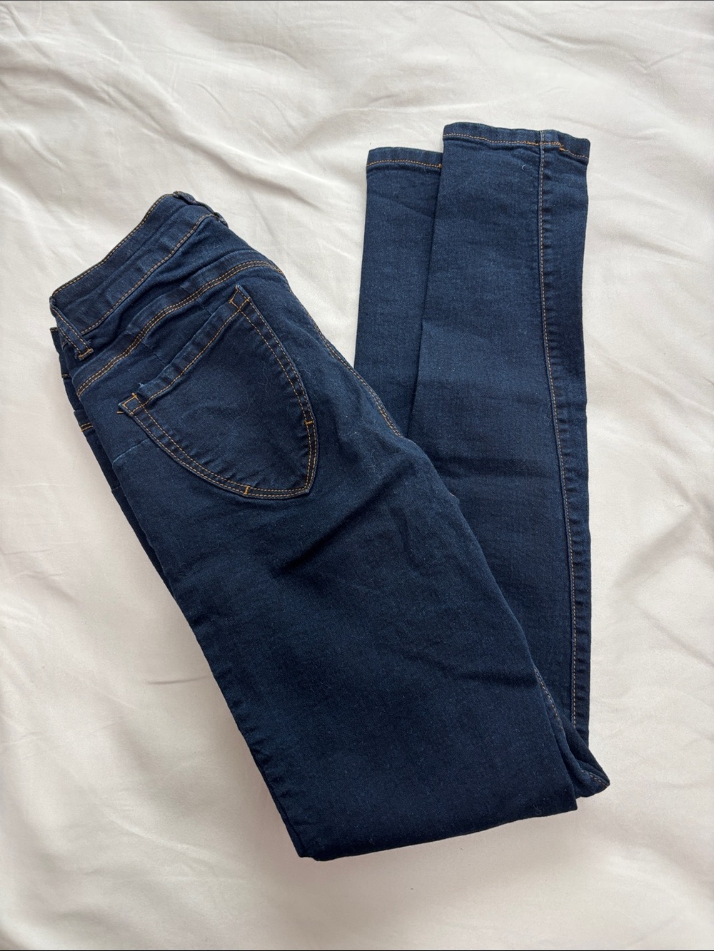 Ci Sono Dark Blue Skinny Jeans